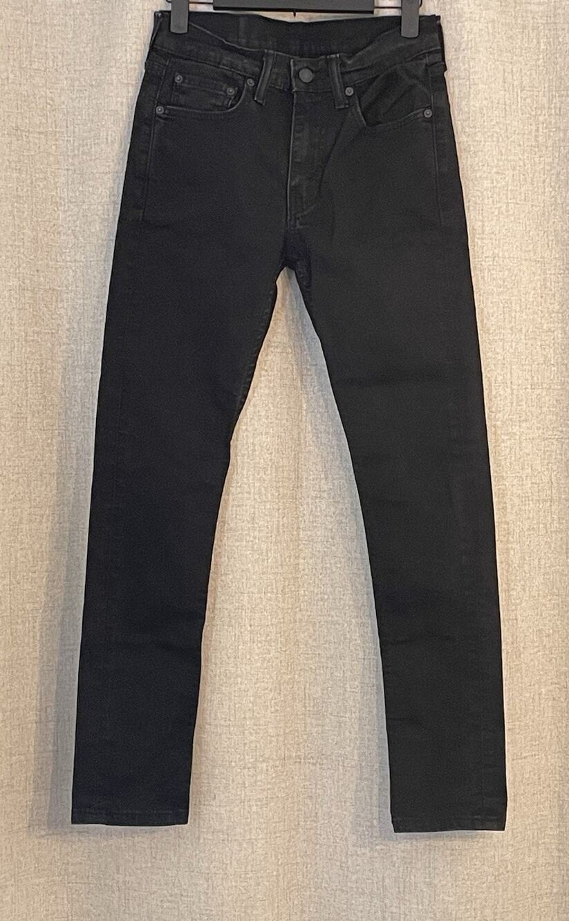 Men’s Levi’s 519 Black Dark Wash Classic Straight Leg Jeans 29x30